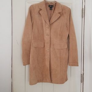 Suede coat